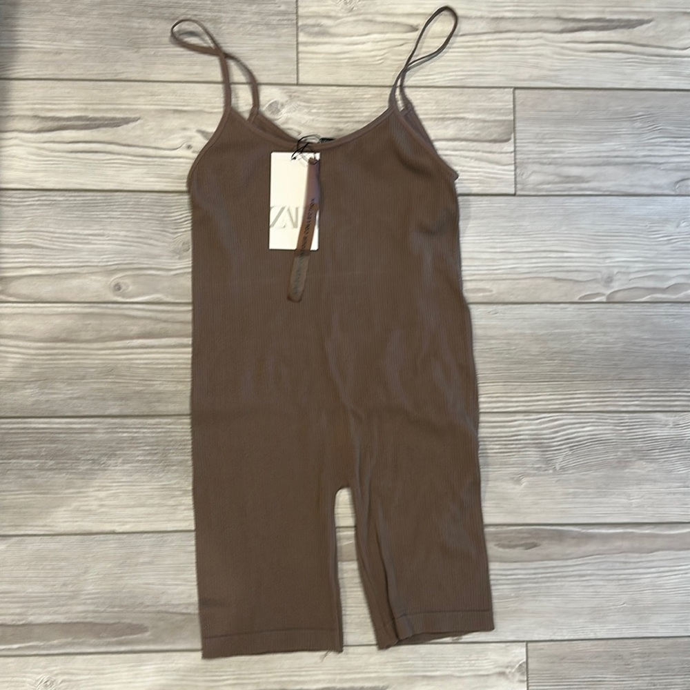 Zara body suit romper contour collection